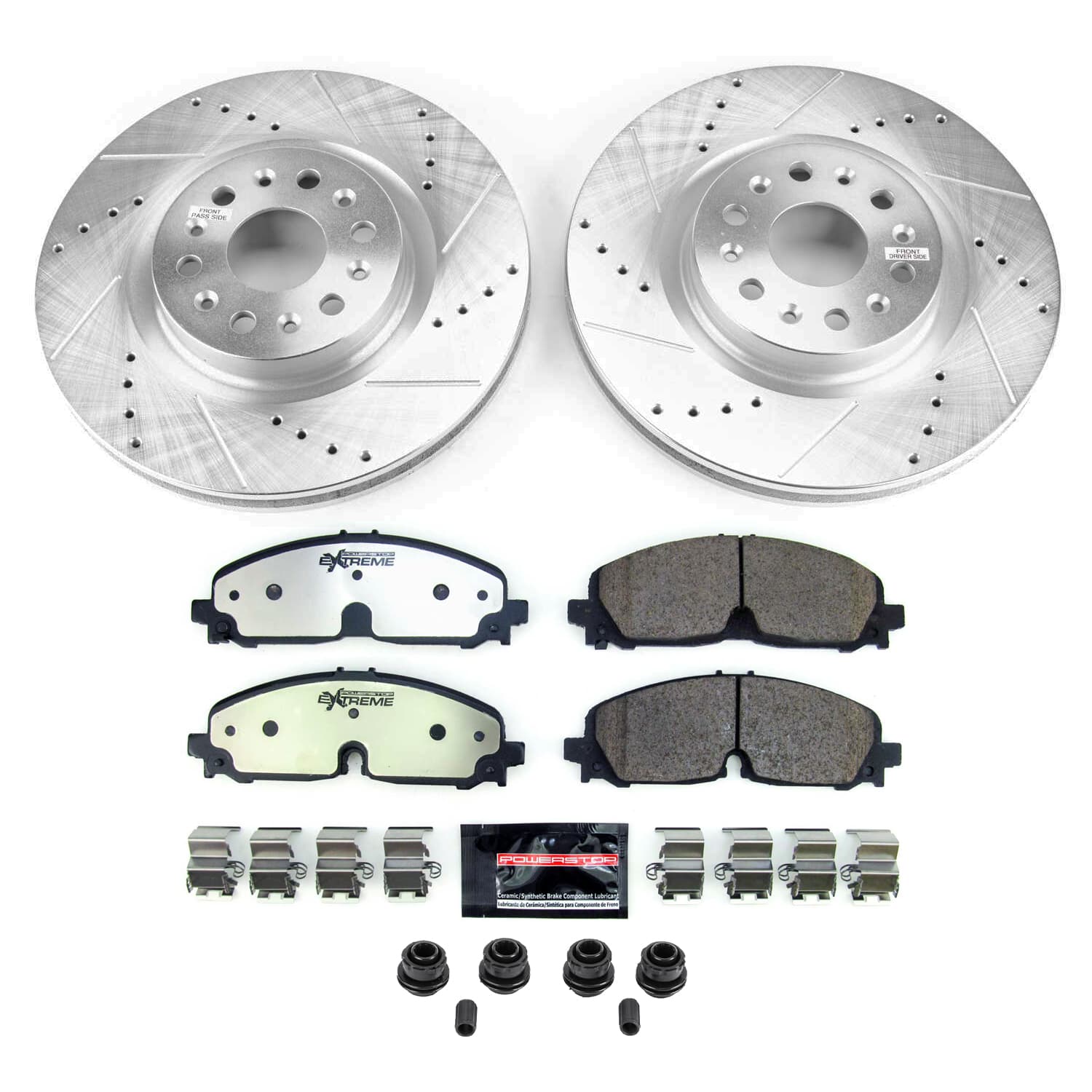 Power Stop K8743-36 - Front Z36 Severe-Duty Truck And Tow 1-Click Pad And Rotor Kit vehicle fitment brake part