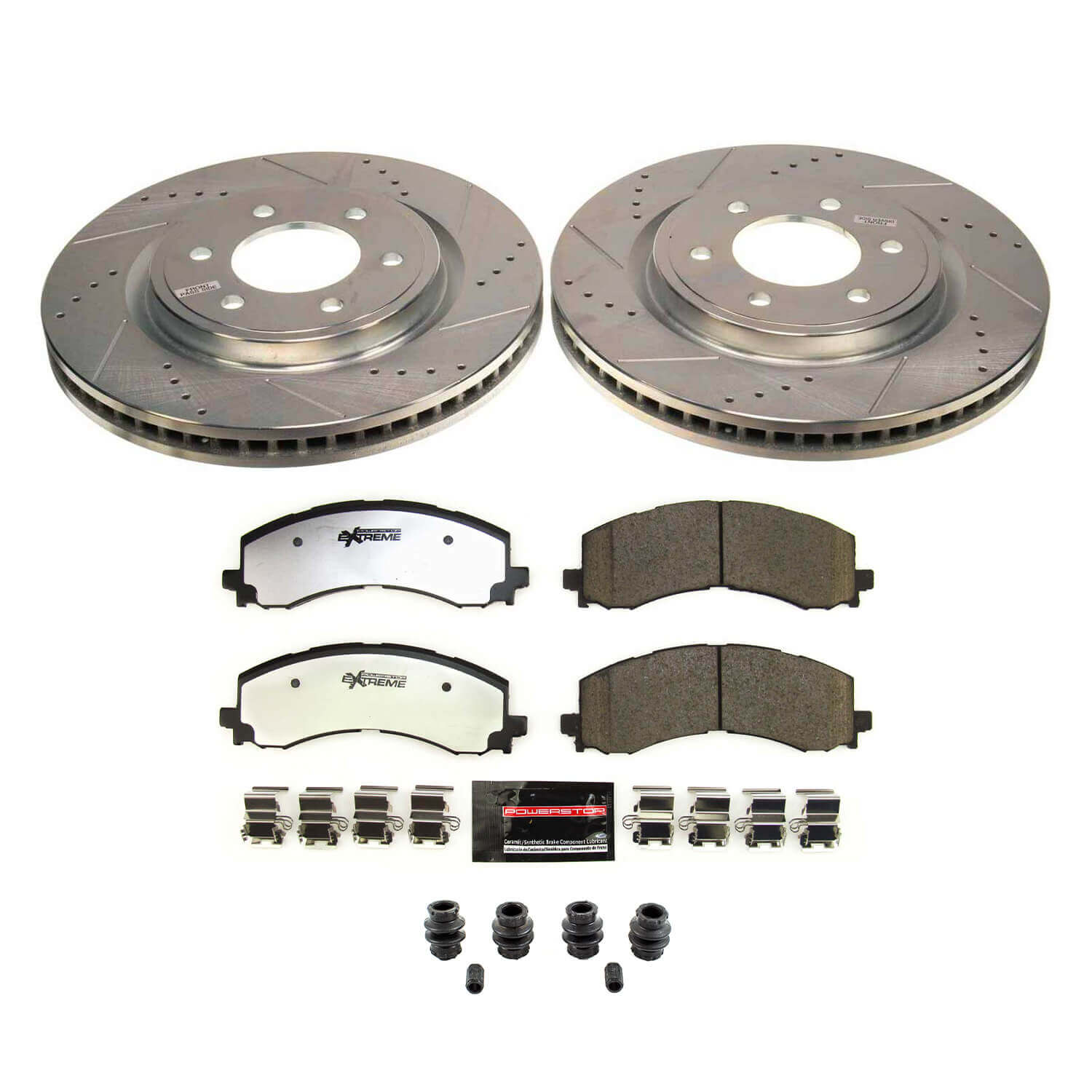 Power Stop K8744-36 Front Z36 Severe-Duty Truck And Tow 1-Click Pad And Rotor Kit for 2022-2024 Ford Bronco Raptor product image