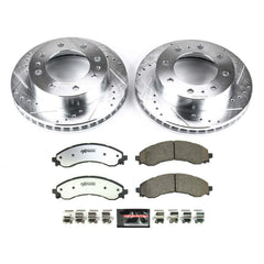 Power Stop K8746-36 Front Z36 Severe-Duty Truck And Tow 1-Click Pad And Rotor Kit for 2021-2023 Chevrolet Express 2500 product image
