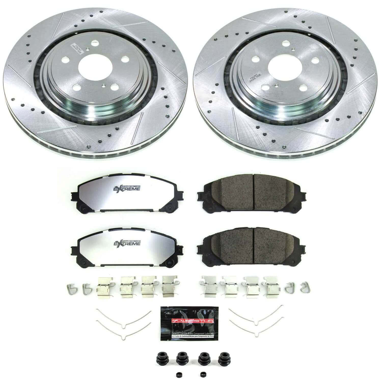 Power Stop K8753-36 - Front Z36 Truck And Tow Pad And Rotor Kit vehicle fitment brake part