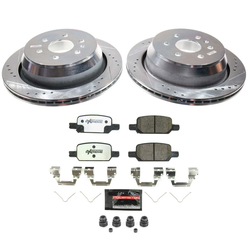Power Stop K8761-36 - Rear Z36 Truck And Tow Pad And Rotor Kit vehicle fitment brake part