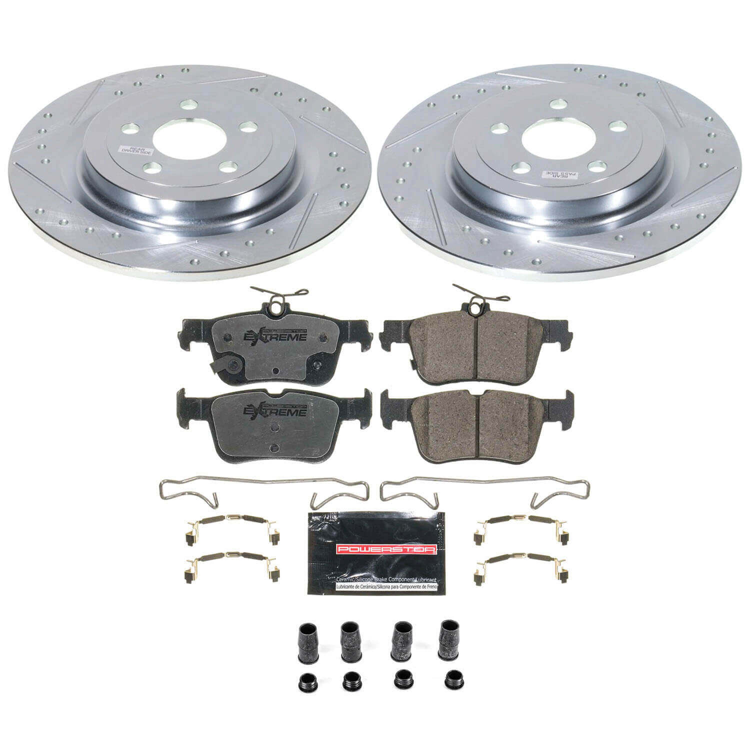 Power Stop K8766-26 - Rear Z26 Street Warrior Pad And Rotor Kit vehicle fitment brake part