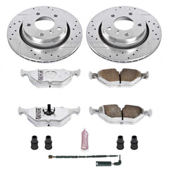 Power Stop K877-26 Z26 Extreme Street Warrior 1-Click Brake Kit (Rear) for 1999-2006 BMW 323CI Convertible product image
