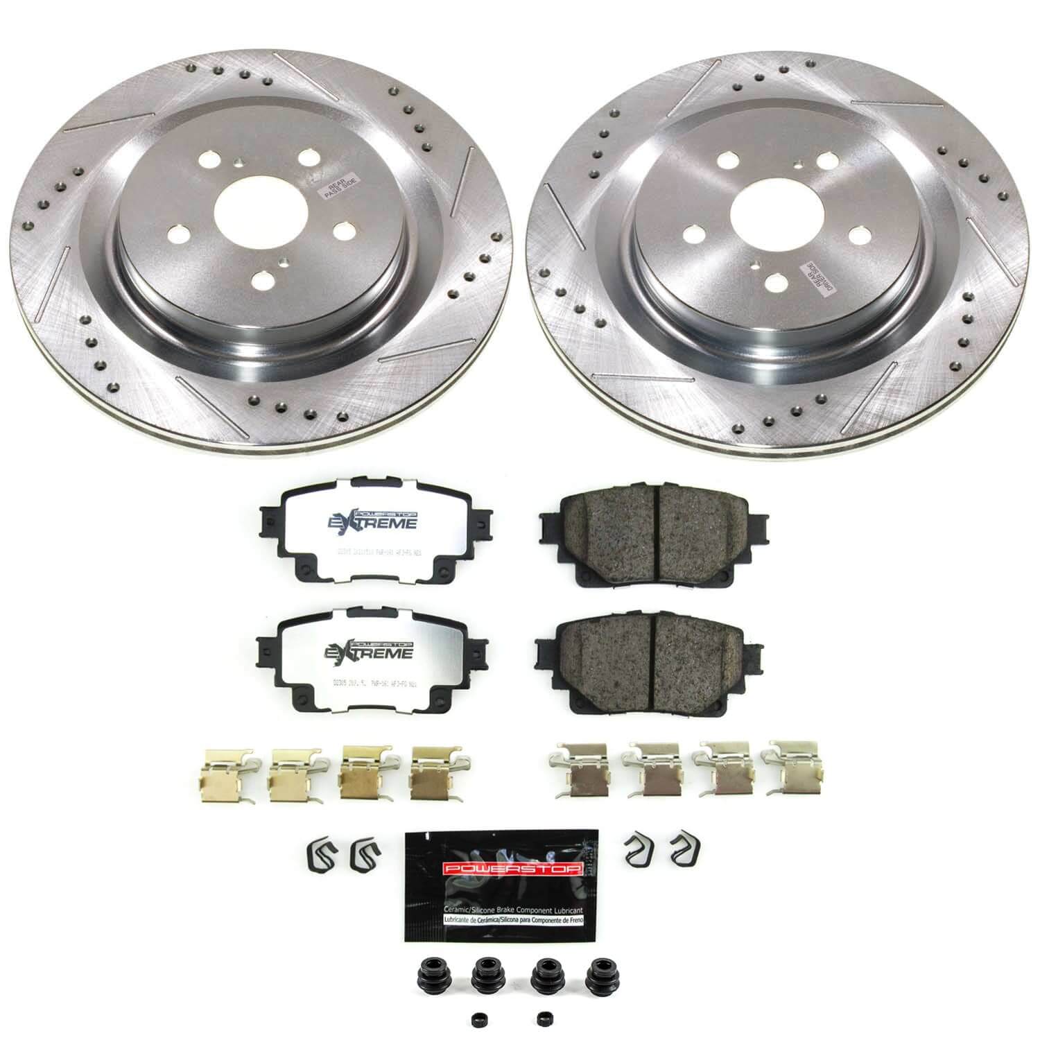 Power Stop K8773-36 - Rear Z36 Truck And Tow Pad And Rotor Kit vehicle fitment brake part