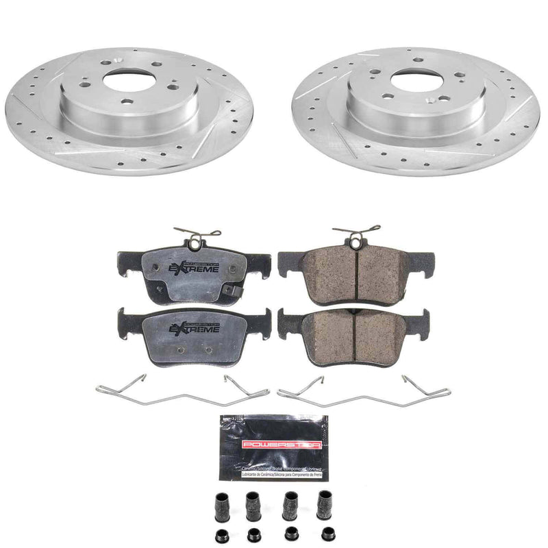 Power Stop K8774-26 Z26 Extreme Street Warrior 1-Click Pad And Rotor Kit for 2021-2024 Acura TLX - product image