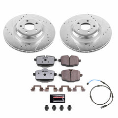 Power Stop K8775-26 Rear Z26 Street Warrior 1-Click Pad And Rotor Kit for 2015-2019 BMW Alpina B6 Xdrive Gran Coupe product image