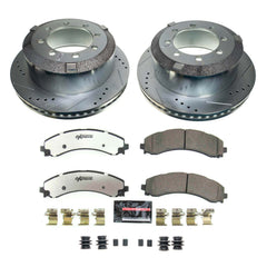Power Stop K8776-36 Rear Z36 Severe-Duty Truck And Tow 1-Click Pad And Rotor Kit for 2019-2024 Dodge Ram 3500 product image