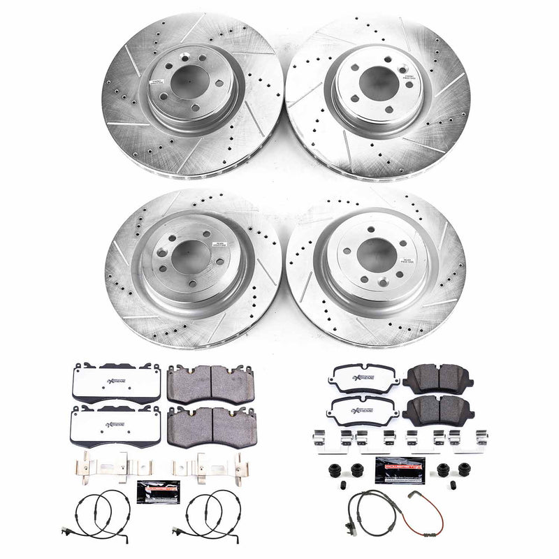 Power Stop K8789-36 Front And Rear Z36 Severe-Duty Truck And Tow 1-Click Pad And Rotor Kit for 2019-2020 Land Rover Range Rover SV Autobiography, SV Autobiography Dynamic product image