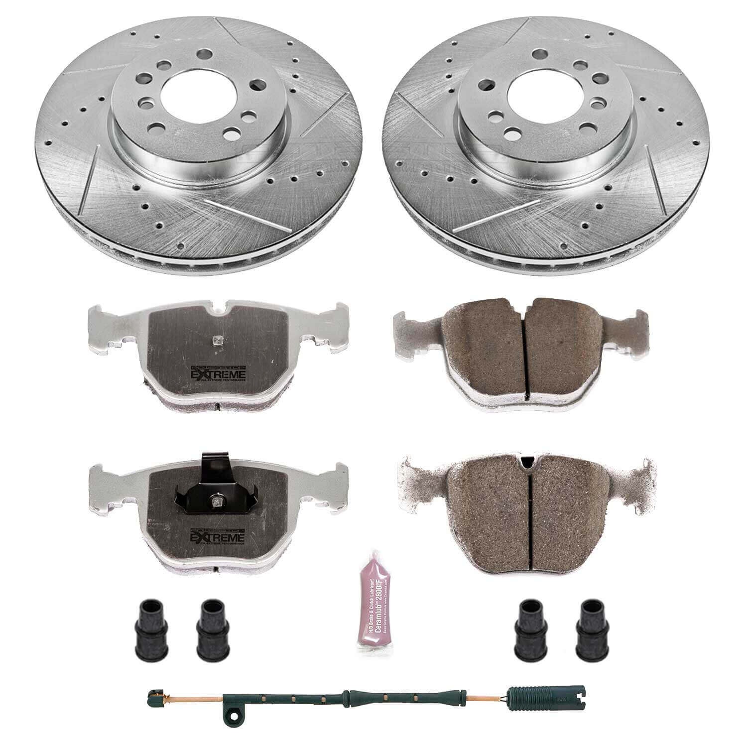 Power Stop K879-26 Z26 Extreme Street Warrior 1-Click Brake Kit (Front) for 2000-2006 BMW X5 product image
