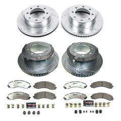 Power Stop K8792-36 Front And Rear Z36 Severe-Duty Truck And Tow 1-Click Pad And Rotor Kit for 2019-2024 Dodge Ram 3500 product image