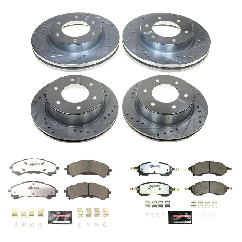 Power Stop K8802-36 Front And Rear Z36 Severe-Duty Truck And Tow 1-Click Pad And Rotor Kit for 2021 Ford Bronco - product image