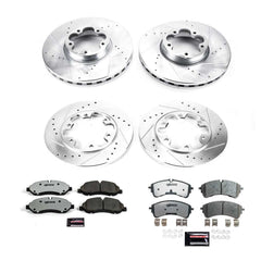 Power Stop K8806-36 Front And Rear Z36 Severe-Duty Truck And Tow 1-Click Pad And Rotor Kit for 2020-2024 Ford TRANSIT-350 HD product image