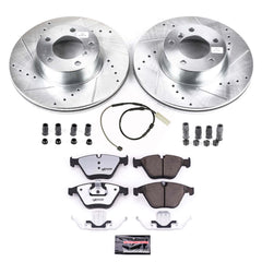 Power Stop K8823-26 Front Z26 Street Warrior 1-Click Pad And Rotor Kit for 2011 BMW 328I product image
