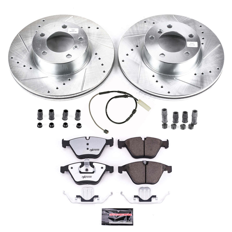 Power Stop K8823-26 Front Z26 Street Warrior 1-Click Pad And Rotor Kit for 2011 BMW 328I product image