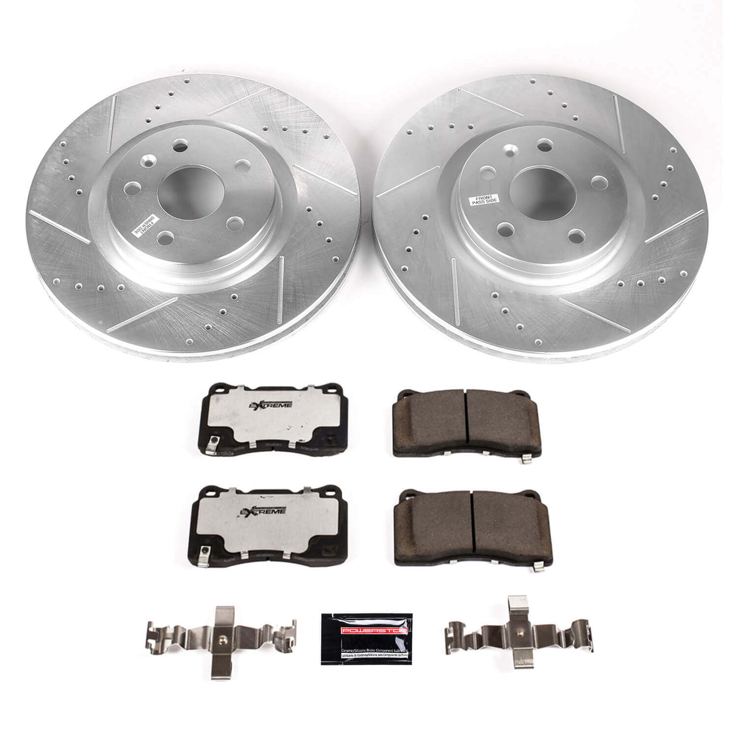 Power Stop K8825-26 Front Z26 Street Warrior 1-Click Pad And Rotor Kit for 2013-2019 Cadillac Xts product image