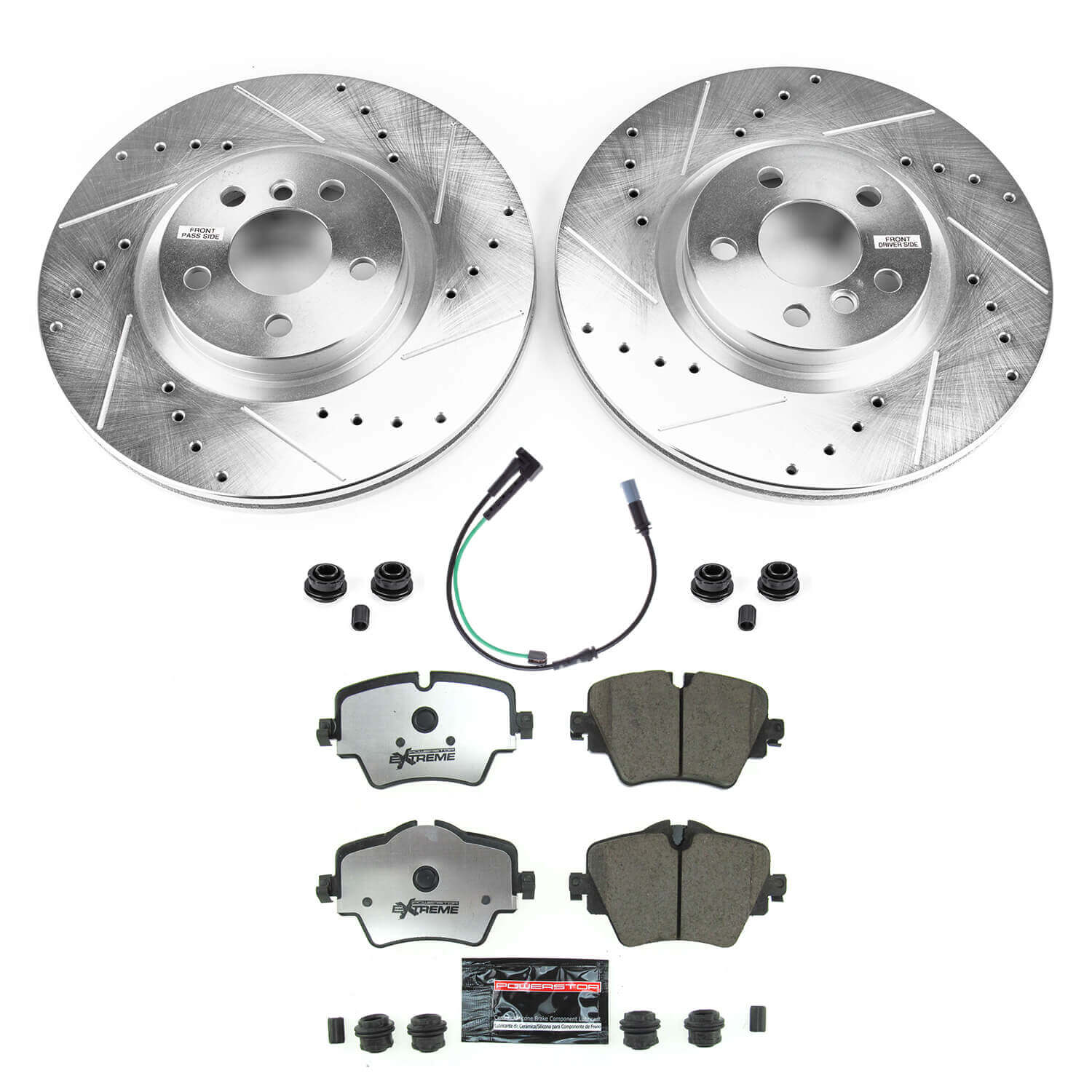 Power Stop K8827-26 Front Z26 Street Warrior 1-Click Pad And Rotor Kit for 2021-2024 MINI Cooper Countryman S, S ALL4 product image