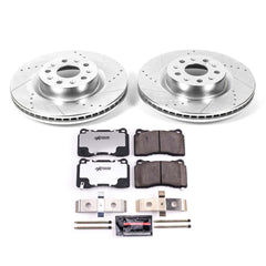 Power Stop K8836-26 Front Z26 Street Warrior 1-Click Pad And Rotor Kit for 2021-2024 Chevrolet Camaro LT1 product image