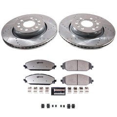 Power Stop K8843-36 - Front Z36 Truck And Tow Pad And Rotor Kit vehicle fitment brake part