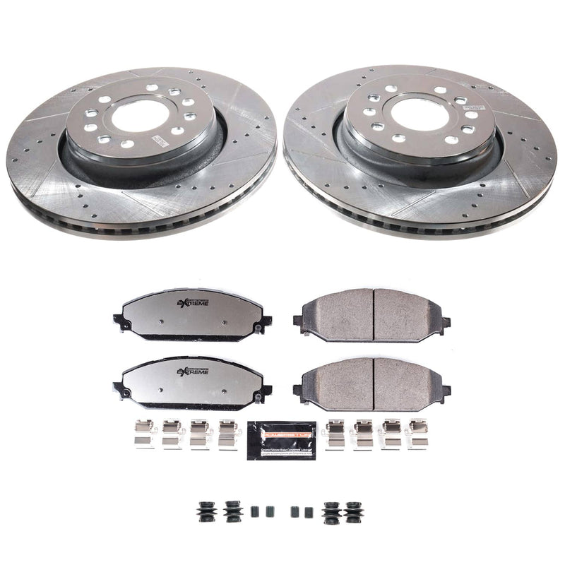 Power Stop K8843-36 - Front Z36 Truck And Tow Pad And Rotor Kit vehicle fitment brake part