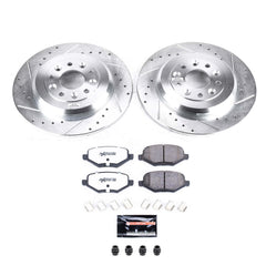 Power Stop K8846-36 Rear Z36 Severe-Duty Truck And Tow 1-Click Pad And Rotor Kit for 2013-2014 Ford Edge product image