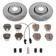 Power Stop K886-26 Z26 Extreme Street Warrior 1-Click Brake Kit (Front) for 2000-2005 Audi A6 product image