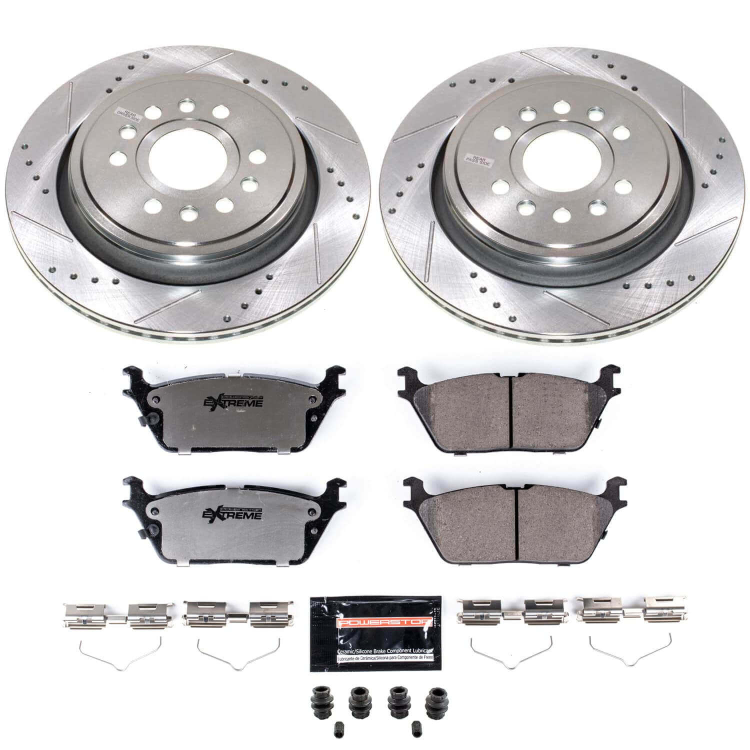 Power Stop K8873-36 - Rear Z36 Truck And Tow Pad And Rotor Kit vehicle fitment brake part