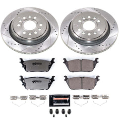 Power Stop K8873-36 - Rear Z36 Truck And Tow Pad And Rotor Kit vehicle fitment brake part