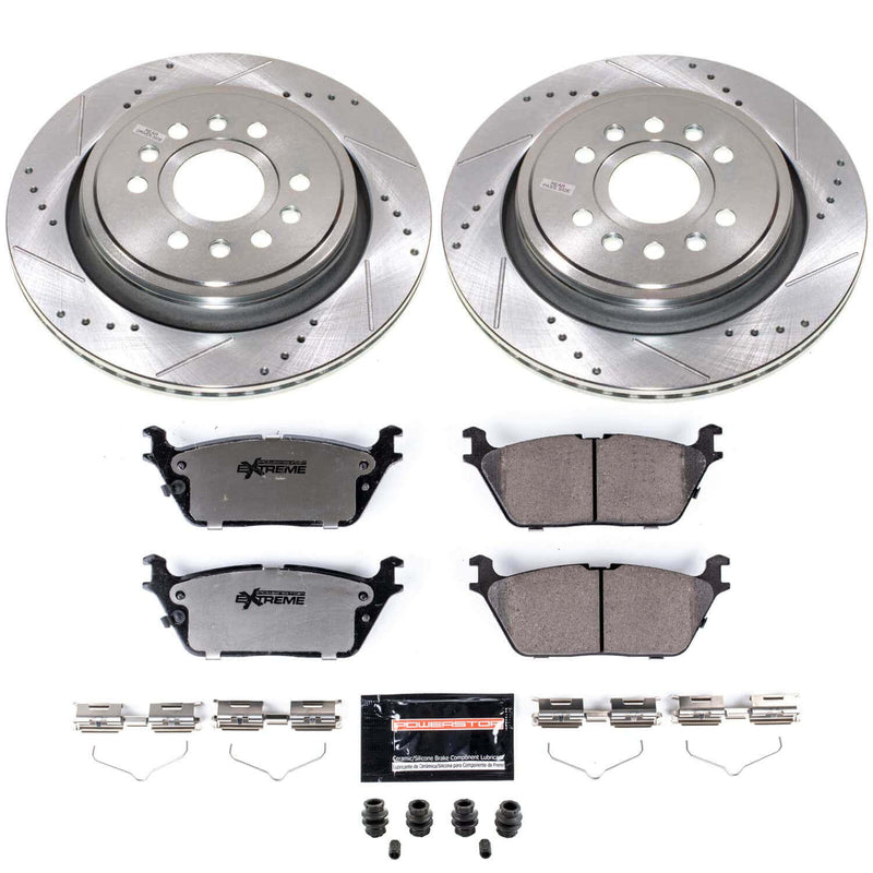 Power Stop K8873-36 - Rear Z36 Truck And Tow Pad And Rotor Kit vehicle fitment brake part