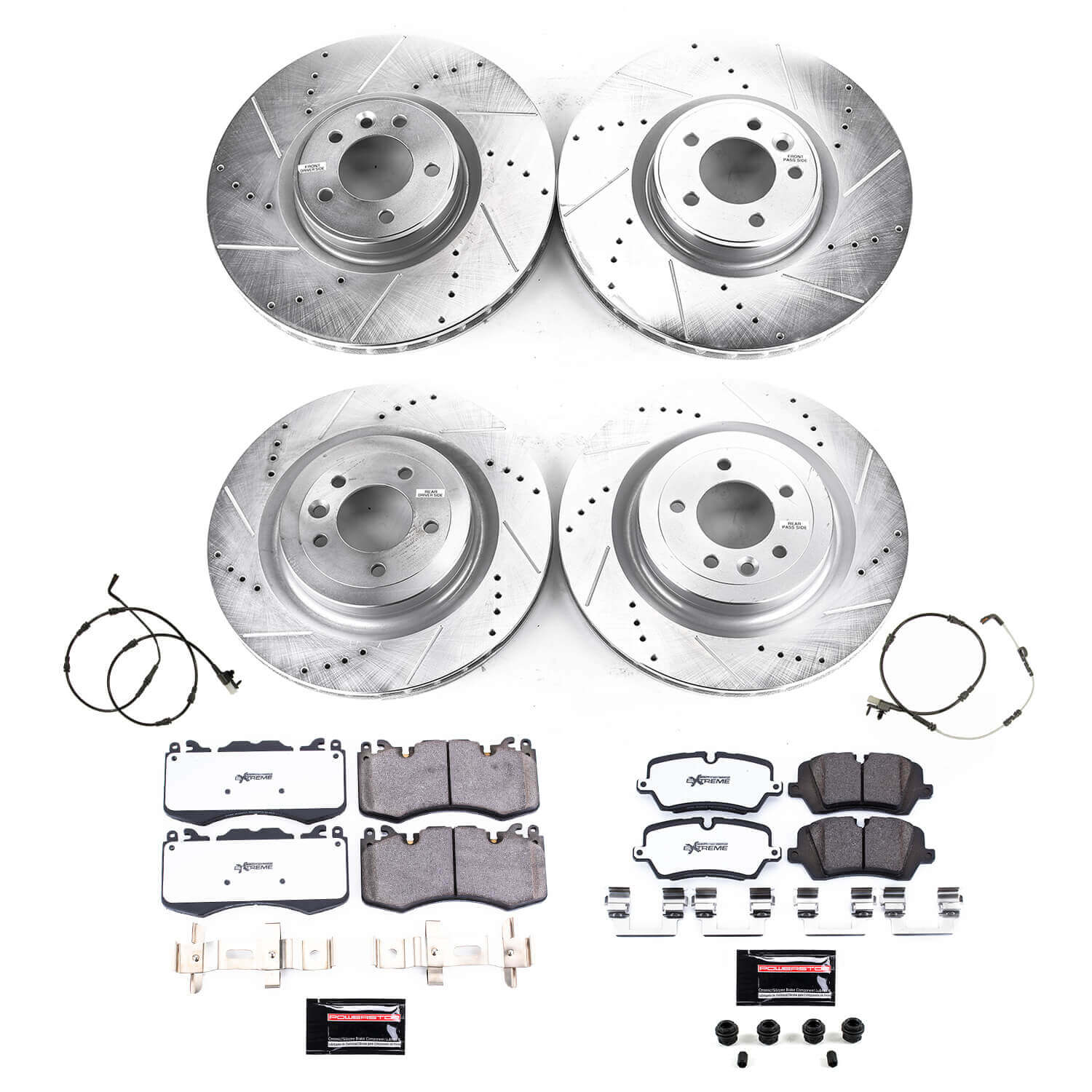 Power Stop K8905-36 Front And Rear Z36 Severe-Duty Truck And Tow 1-Click Pad And Rotor Kit for 2021-2025 Land Rover Defender 110 product image