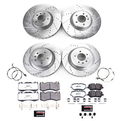 Power Stop K8905-36 Front And Rear Z36 Severe-Duty Truck And Tow 1-Click Pad And Rotor Kit for 2021-2025 Land Rover Defender 110 product image