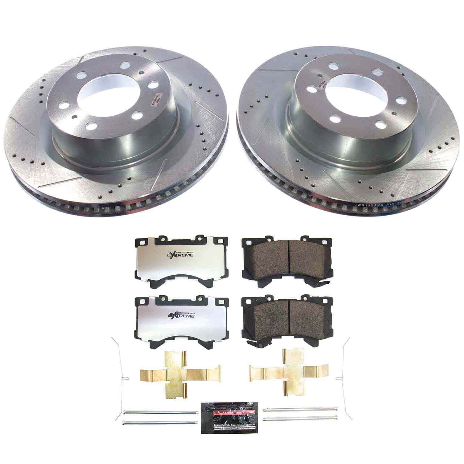 Power Stop K8932-36 Front Z36 Truck And Tow Pad And Rotor Kit for 2023-2024 Toyota Sequoia product image