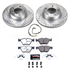 Power Stop K8949-26 Front Z26 Street Warrior 1-Click Pad And Rotor Kit for 2008-2010 BMW 128I product image