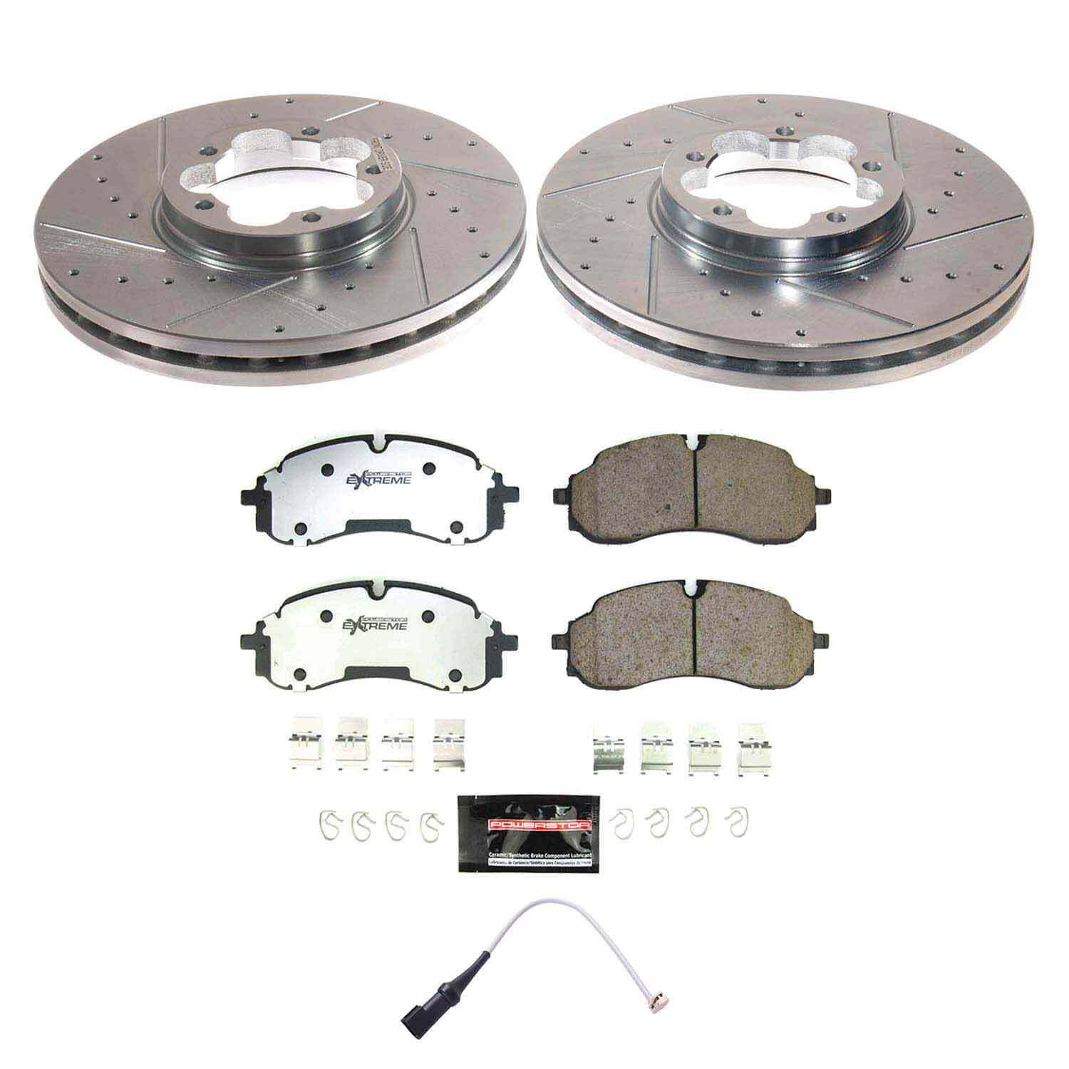 Power Stop K8985-36 Front Z36 Truck And Tow Pad And Rotor Kit for 2022-2024 Ford E-Transit product image