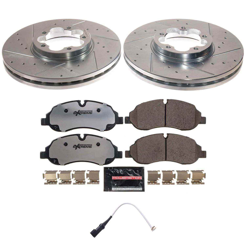 Power Stop K8988-36 Front Z36 Truck And Tow Pad And Rotor Kit for 2020-2021 Ford TRANSIT-150 product image