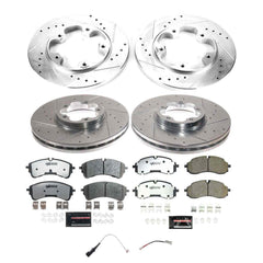 Power Stop K9056-36 Front And Rear Z36 Truck And Tow Pad And Rotor Kit for 2022-2024 Ford TRANSIT-150 product image