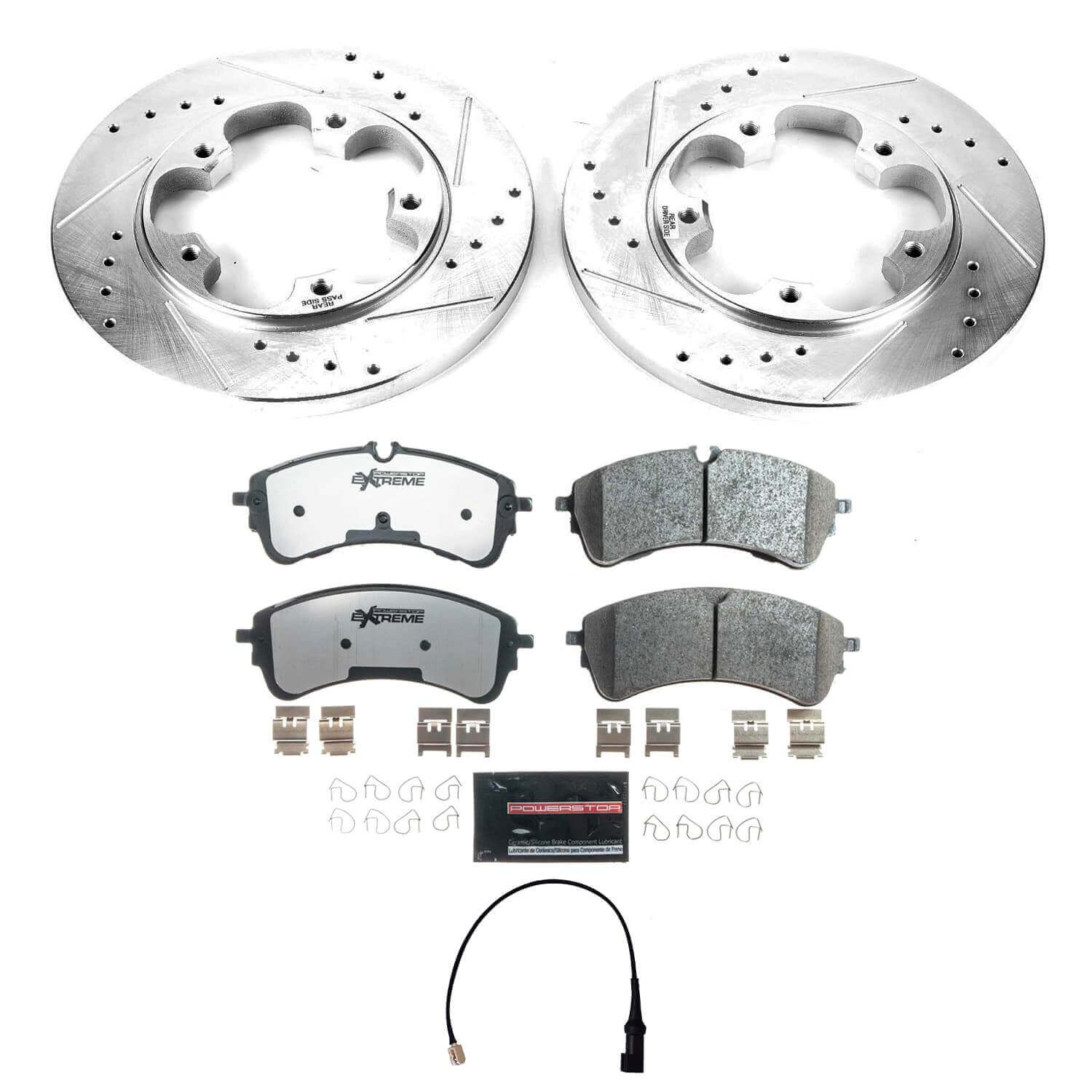Power Stop K9057-36 - Rear Z36 Truck And Tow Pad And Rotor Kit vehicle fitment brake part