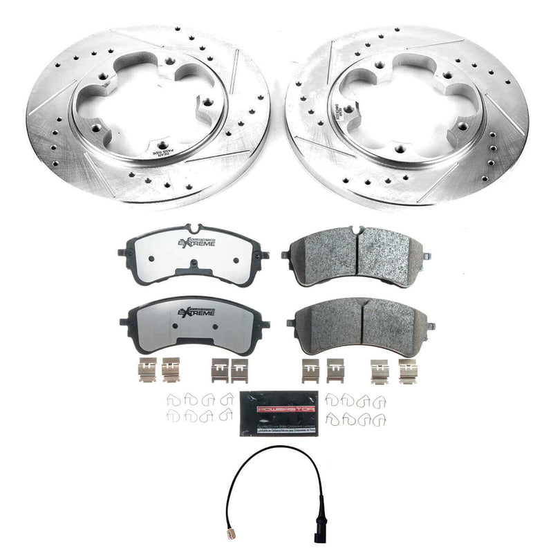 Power Stop K9057-36 - Rear Z36 Truck And Tow Pad And Rotor Kit vehicle fitment brake part