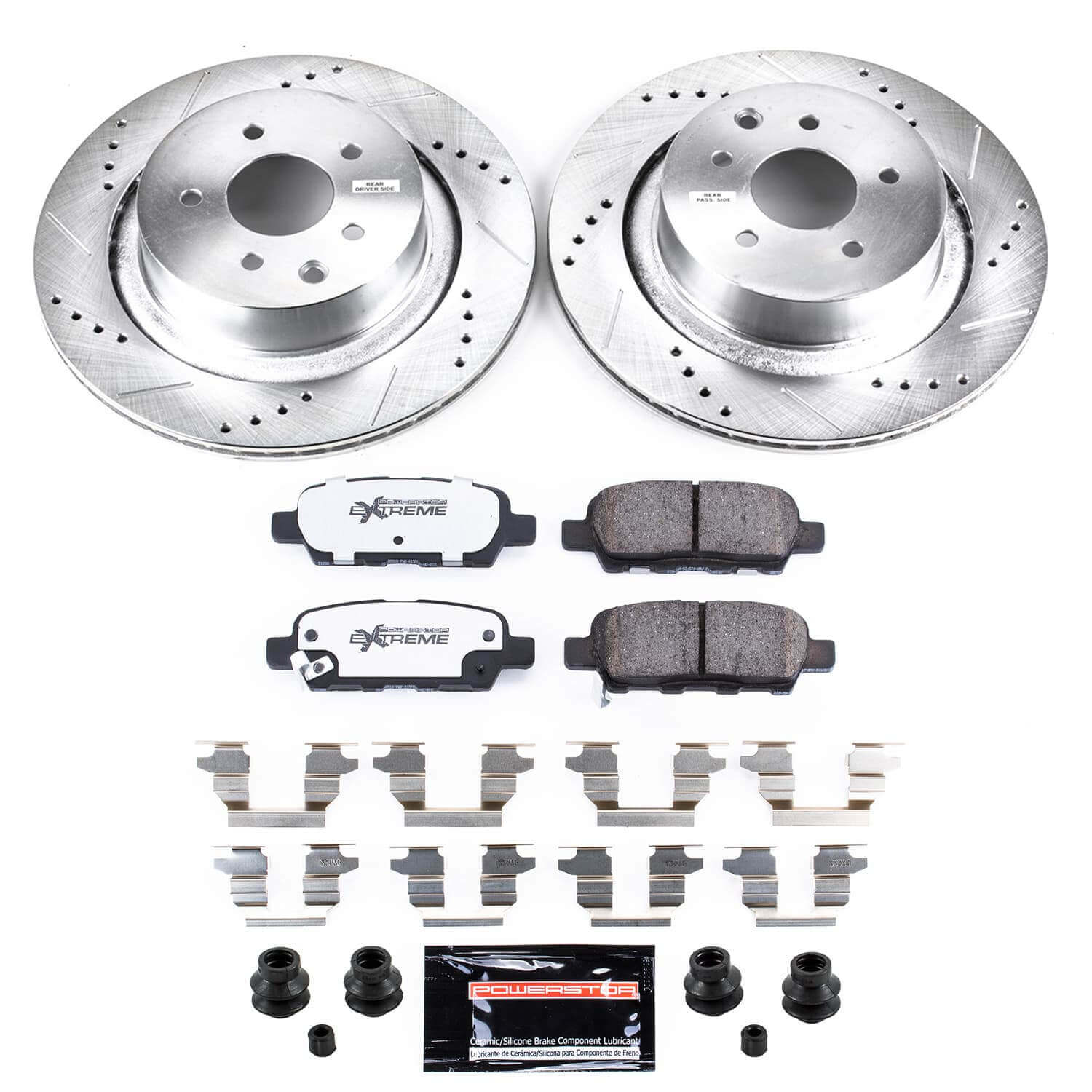 Power Stop K9062-26 - Rear Z26 Street Warrior Pad And Rotor Kit vehicle fitment brake part
