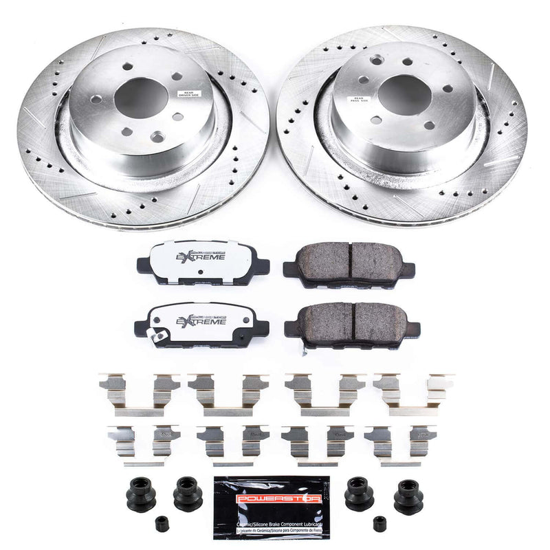 Power Stop K9062-26 - Rear Z26 Street Warrior Pad And Rotor Kit vehicle fitment brake part