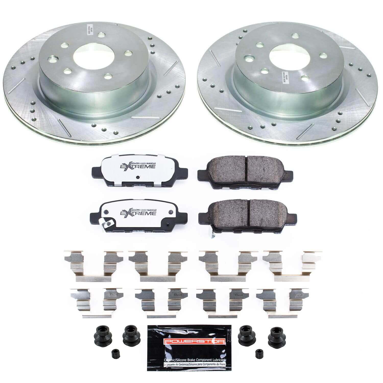 Power Stop K9064-26 - Rear Z26 Street Warrior Pad And Rotor Kit vehicle fitment brake part