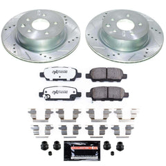 Power Stop K9064-26 - Rear Z26 Street Warrior Pad And Rotor Kit vehicle fitment brake part