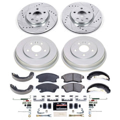 Power Stop K9074-26 - Front Z26 Street Warrior Pad And Rotor Kit vehicle fitment brake part