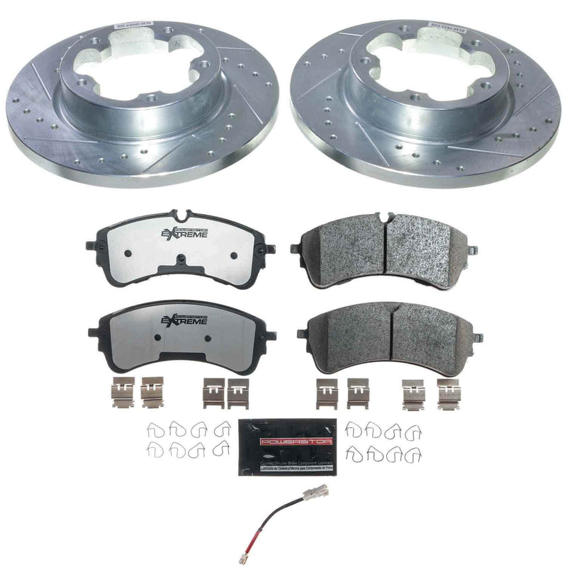 Power Stop K9105-36 Rear Z36 Truck And Tow Pad And Rotor Kit for 2022-2024 Ford E-Transit product image