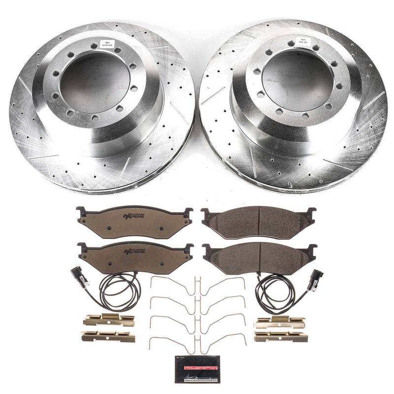 Power Stop K9112-36 - Front Z36 Severe-Duty Truck And Tow 1-Click Pad And Rotor Kit vehicle fitment brake part