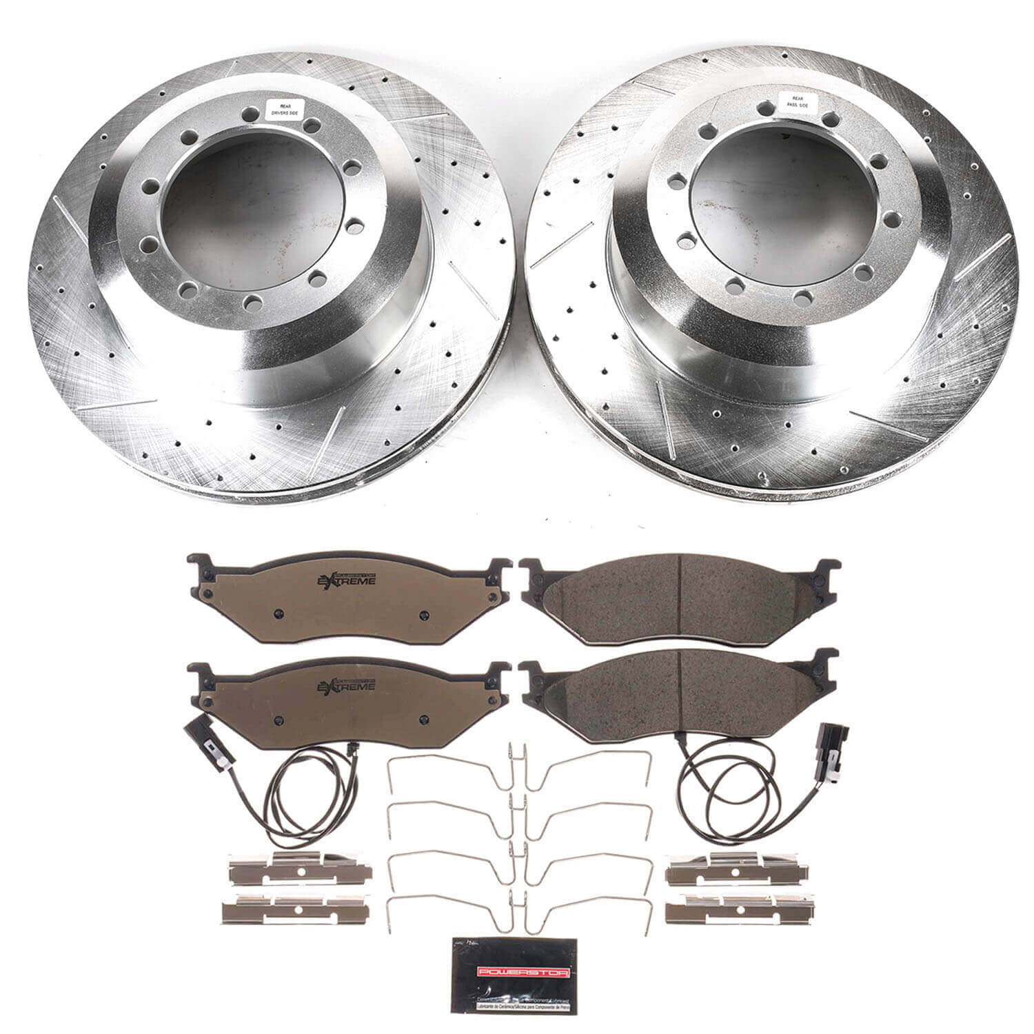 Power Stop K9113-36 - Rear Z36 Severe-Duty Truck And Tow 1-Click Pad And Rotor Kit vehicle fitment brake part