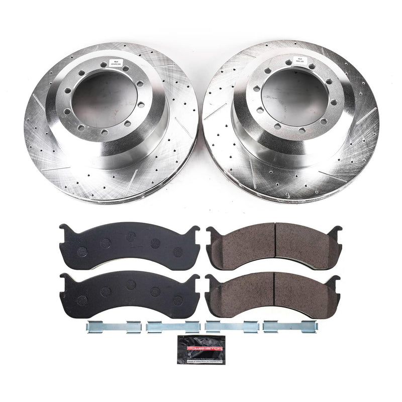 Power Stop K9123-36 - Front Z36 Severe-Duty Truck And Tow 1-Click Pad And Rotor Kit vehicle fitment brake part