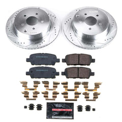 Power Stop K9134-26 - Rear Z26 Street Warrior Pad And Rotor Kit vehicle fitment brake part