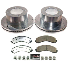 Power Stop K9183-36 Rear Z36 Truck And Tow Pad And Rotor Kit for 2021-2023 Chevrolet Express 3500 product image