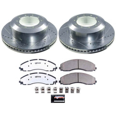 Power Stop K9184-36 Z36 Truck And Tow Pad And Rotor Kit for 2023-2024 Ford F-450 Super Duty product image