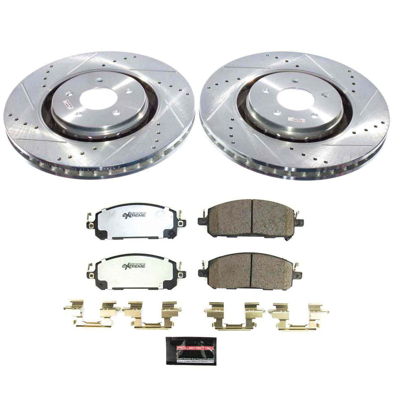 Power Stop K9206-36 Front Z36 Truck And Tow Pad And Rotor Kit for 2022-2024 Infiniti QX60 product image